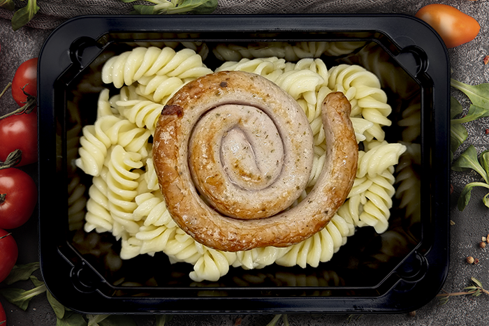 Баварская колбаска с макаронами, 300г