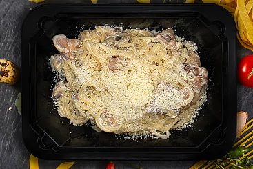 Паста с курицей и грибами, 300г