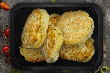 Биточки рыбные с луком, 6шт