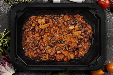 Фасоль красная с овощами, 300г