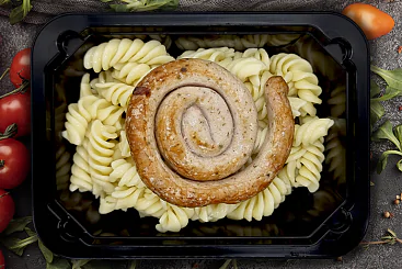 Баварская колбаска с макаронами, 300г