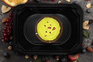 Тарталетка фисташковая с малиной, 90г