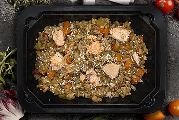 Тяхан с лососем, 300г